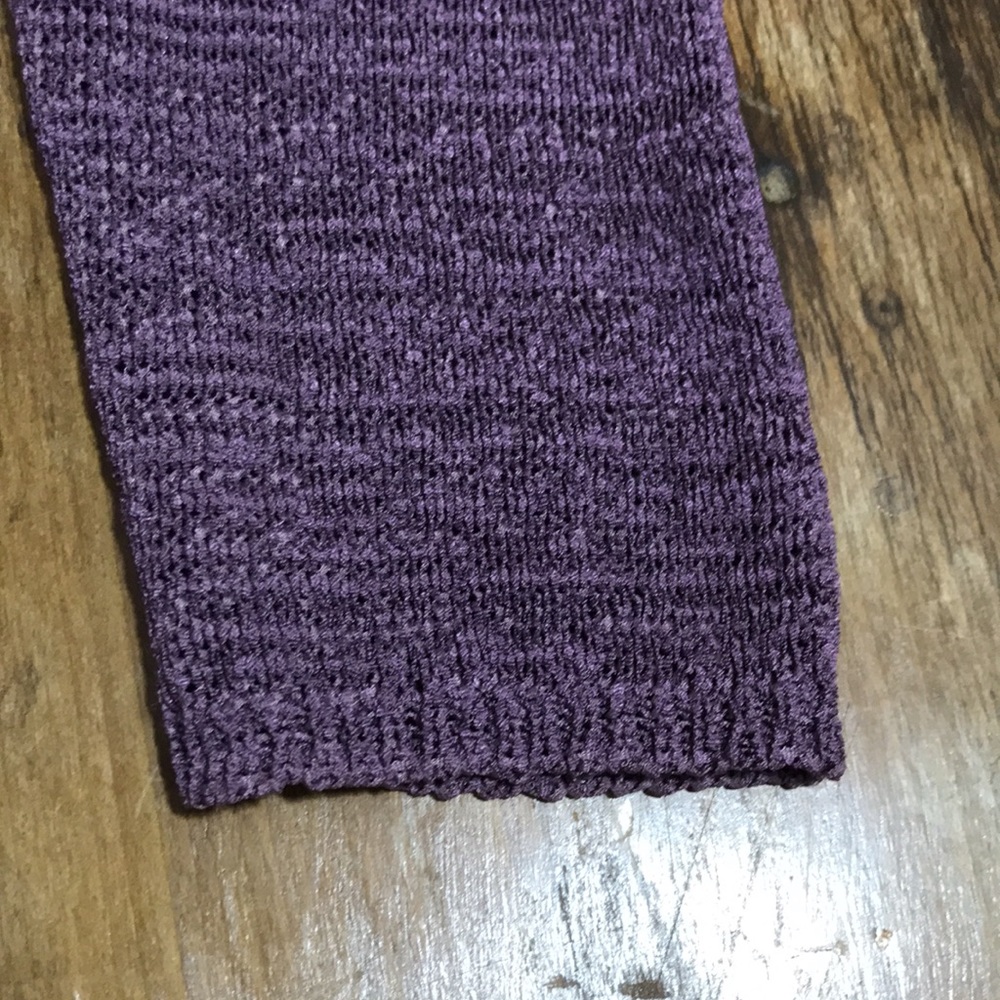NWOT Lucia Burns Purple Cardigan - Picture 3 of 5